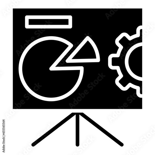 Vector Design Engineering Presentaion Icon Style