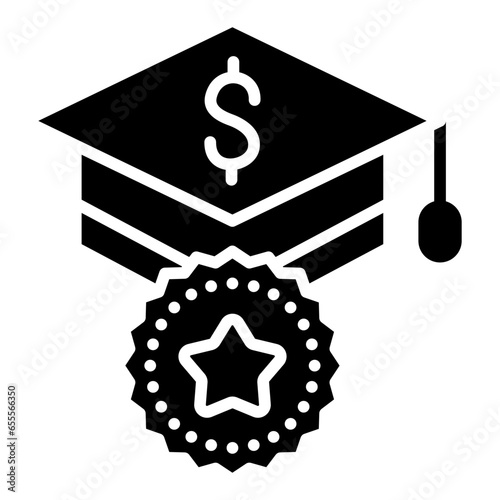 Vector Design Scholarship Icon Style