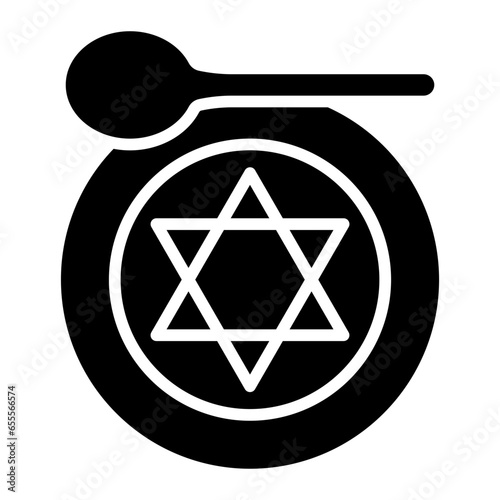 Vector Design Kosher Icon Style