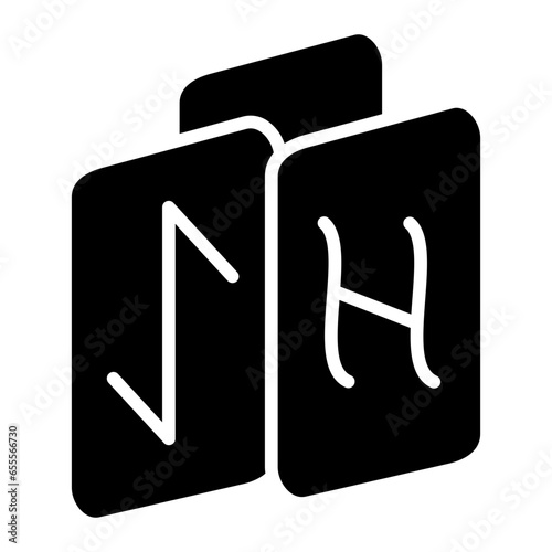 Vector Design Runes Icon Style