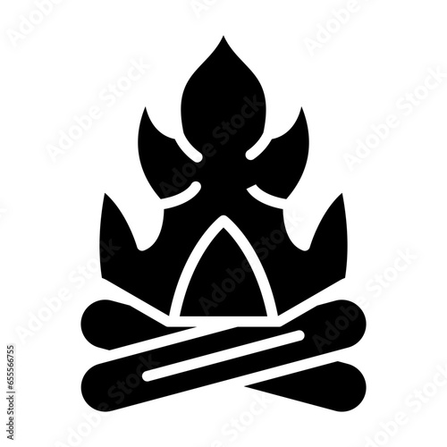 Vector Design Fire Icon Style