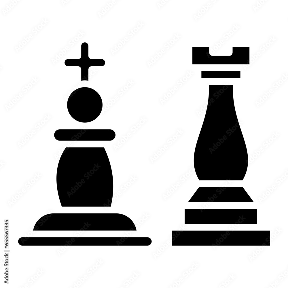 Vector Design Chess Game Icon Style Vector Design Chess Game Icon Style