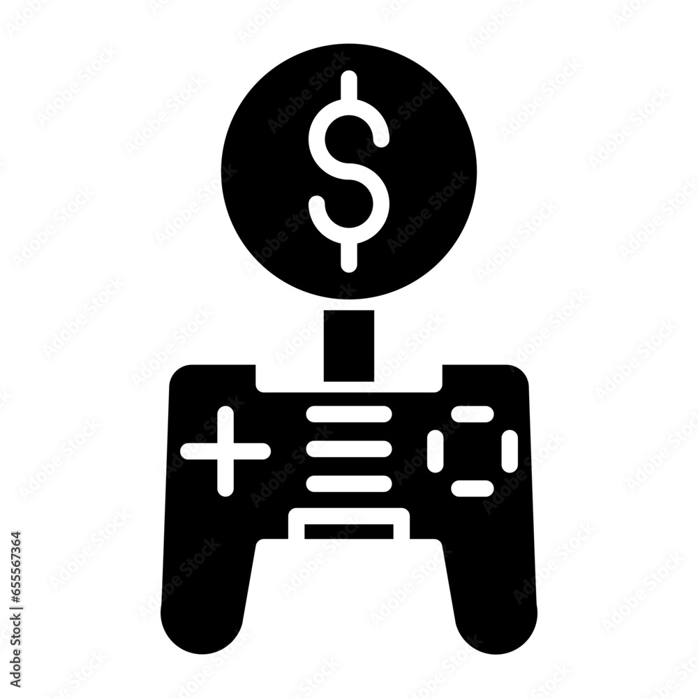 Vector Design Game Money Icon Style Vector Design Game Money Icon Style