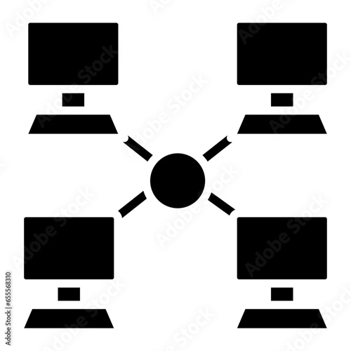 Vector Design Local Network Icon Style