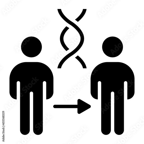 Vector Design Cloning Icon Style