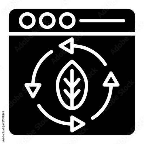 Vector Design Continuous Updating Icon Style