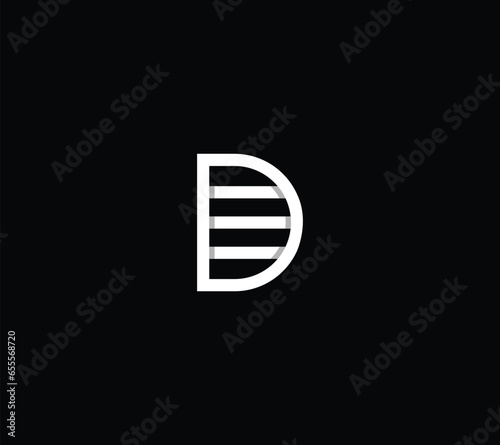 Letter D Logo Vector Template Abstract Monogram Symbol