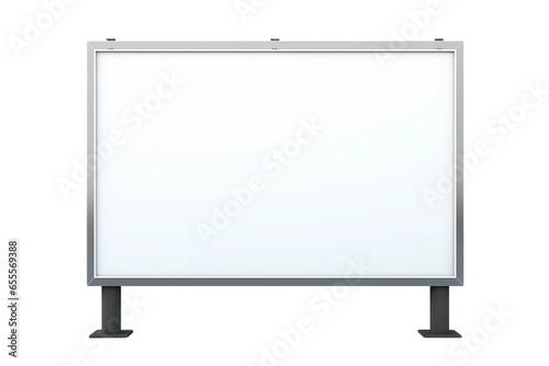 Clear Billboard Design Isolated on Transparent Background.