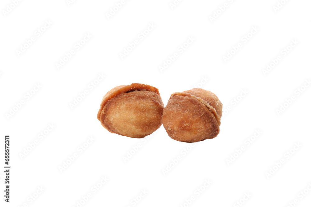 PNG, Cookies nuts with condensed milk, isolated on white background PNG, Cookies nuts with condensed milk, isolated on white background