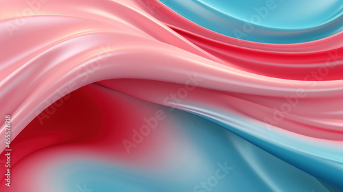 Background made of smooth stylish lines in delicate pink, blue and lilac colors. Unusual art BG for presentation cover, banner, post or poster from Rusalochka collection