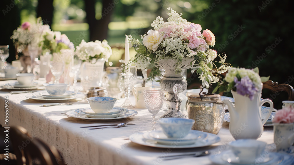 Vintage Romantic Wedding with Antique Furniture and Pastle Colors Stuff