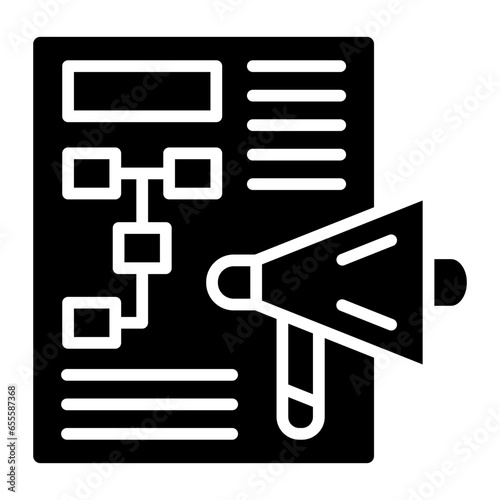 Marketing Plan Icon Style