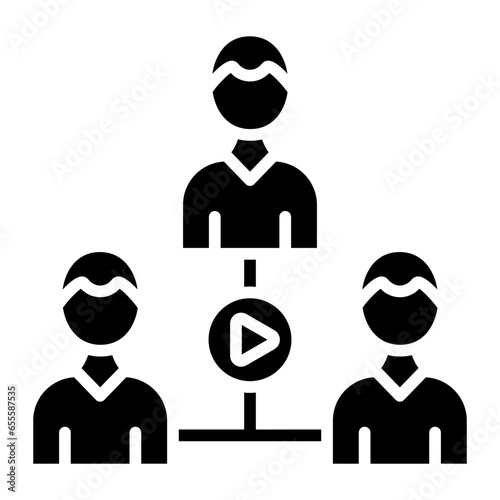 Engaging With Audience Icon Style