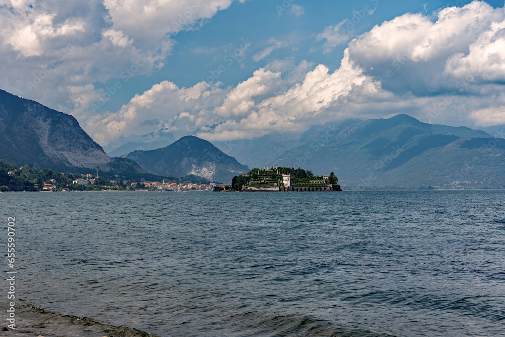 Der Logo Maggiore bei Stresa im Piemont in Italien