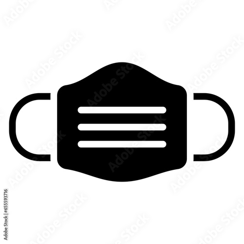 Face Mask Icon Style