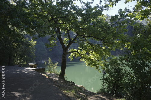 Lake in the outskirts of Bilbao photo