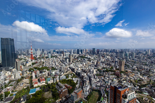Vue de la ville de Tokyo depuis l'observatoire de la tour Mori