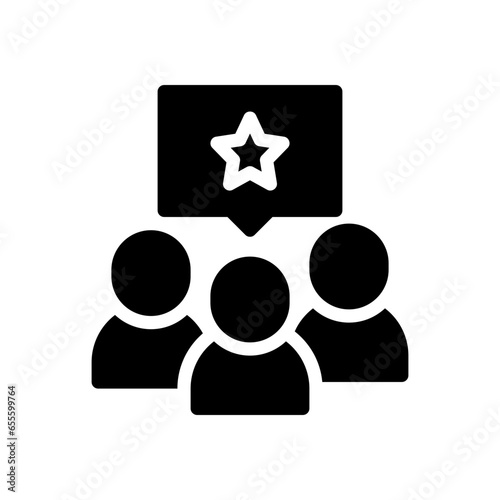 polling glyph icon