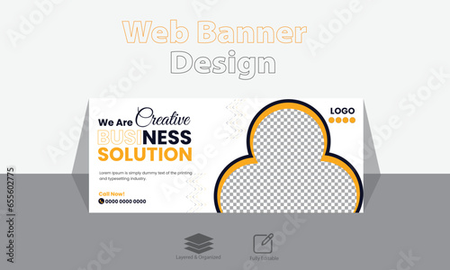 Corp[orate business web banner design