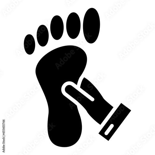 Foot Massage Icon Style