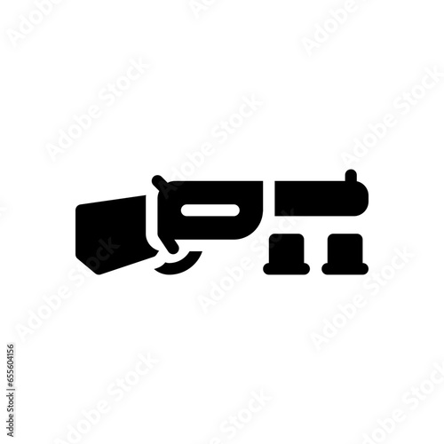 shotgun glyph icon