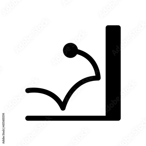 rebound glyph icon
