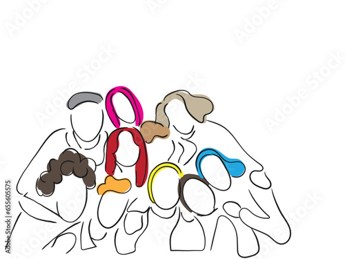 family line art 