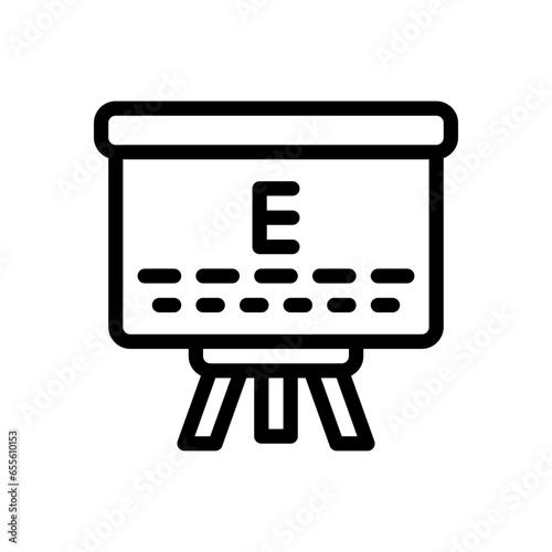 eye test line icon