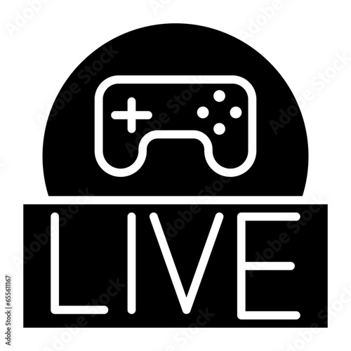 Live Gaming Icon Style