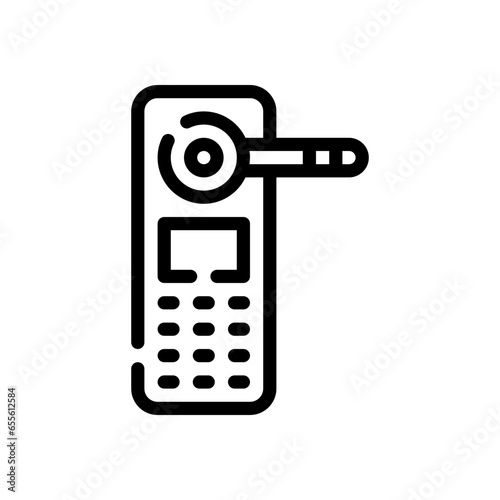 doorknob line icon