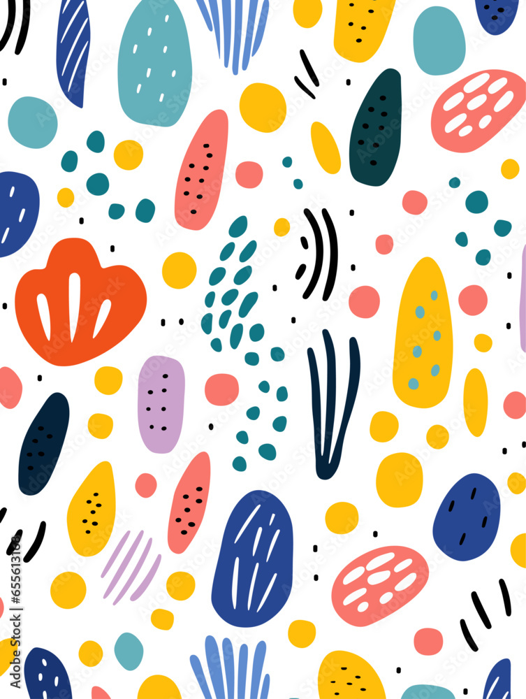 Floral abstract seamless pattern. Good for fashion fabrics, children’s clothing, T-shirts, postcards, email header, wallpaper, banner, events, covers, advertising, and more. Floral abstract seamless pattern. Good for fashion fabrics, children’s clothing, T-shirts, postcards, email header, wallpaper, banner, events, covers, advertising, and more.