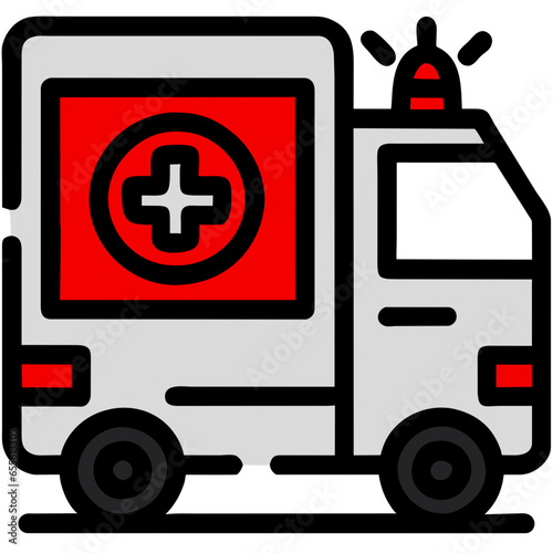 ambulance car icon