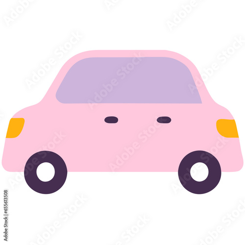 car isolated on white