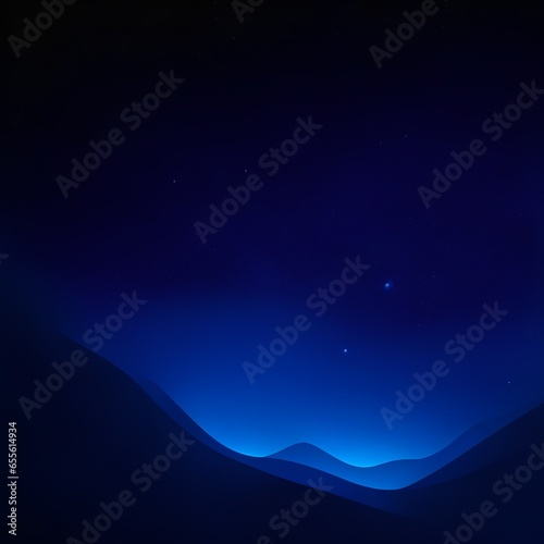Deep blue to midnight black gradient backgrounds