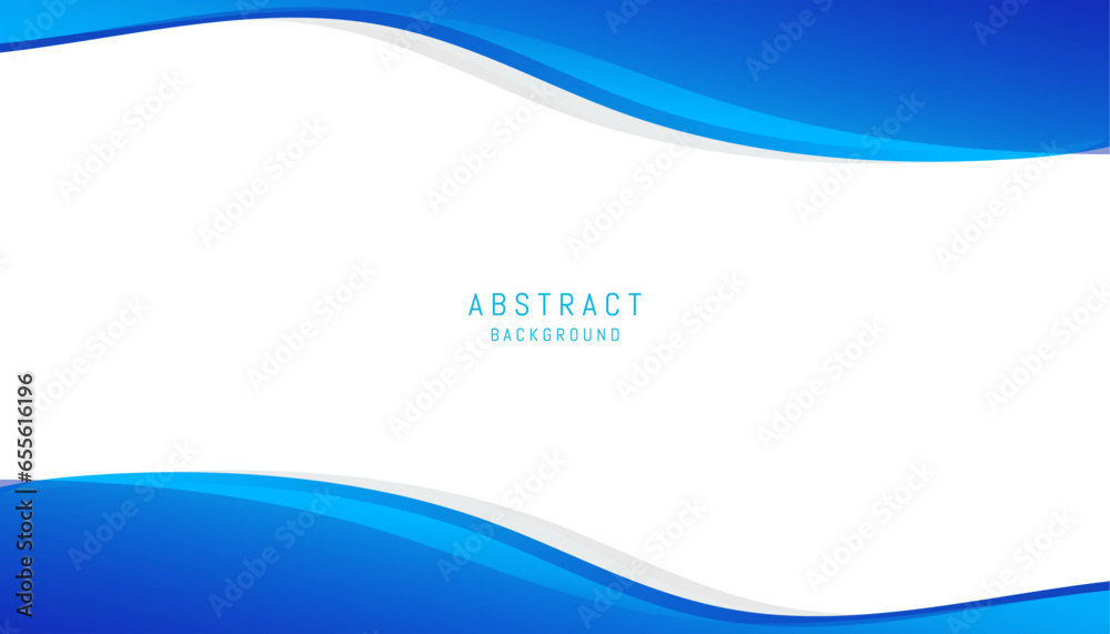 Abstract background with blue curve elements