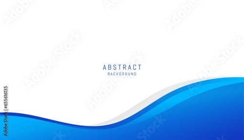 Abstract background with blue curve elements