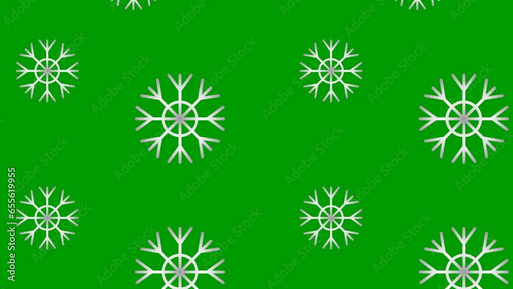 Animated Christmas silver snow background. Snowfall with snowflakes isolated on green background. Looped video.
Animated Christmas silver snow background. Snowfall with snowflakes isolated on green background. Looped video.