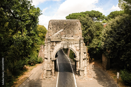 Photography Arch of Drusus on the Appian Way, Rome