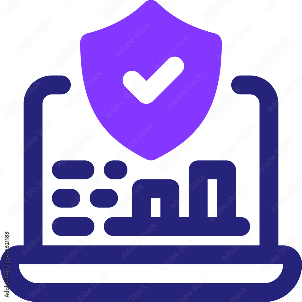 Obraz premium security marketing icon