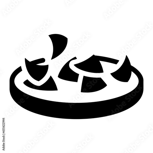 prawn crackers Solid icon