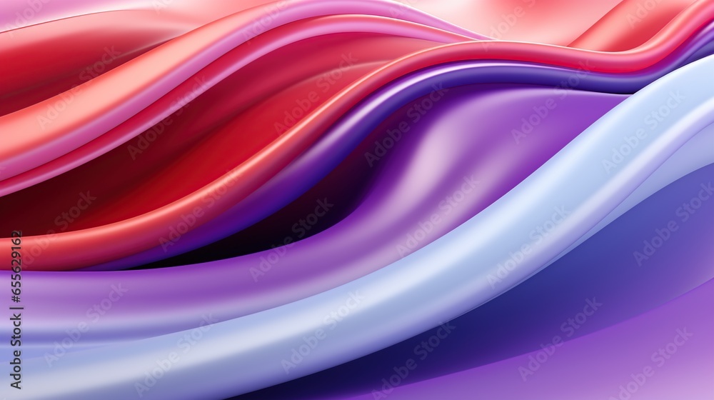 Fototapeta premium Abstract 3d colorful flow gradient smooth modern background. generative ai