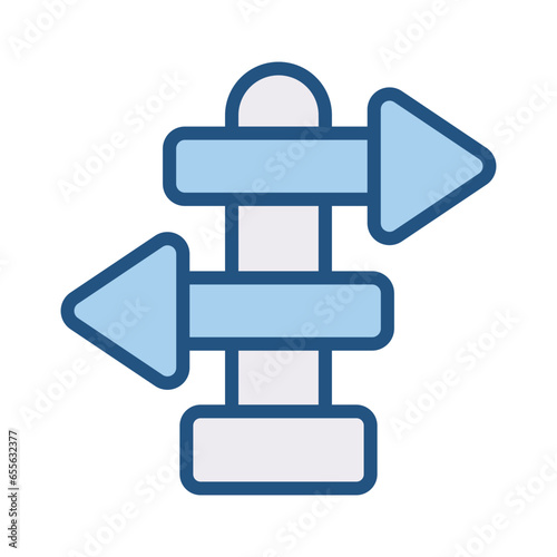 Direction, Way icon