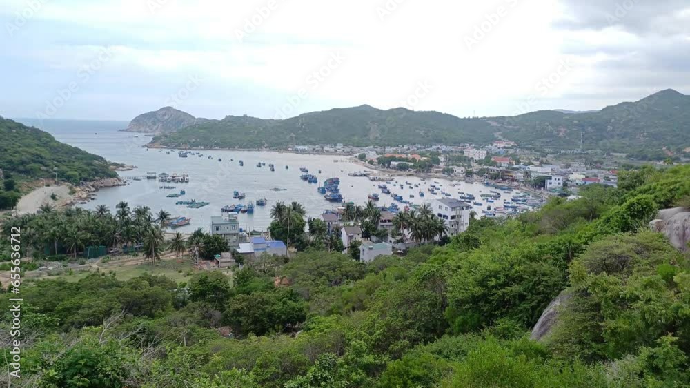 Landscape of Vinh Hy bay, Ninh Thuan province, Vietnam. Landscape of Vinh Hy bay, Ninh Thuan province, Vietnam.
