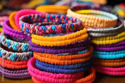 collection of stackable charity wristbands in vibrant colors © Alfazet Chronicles