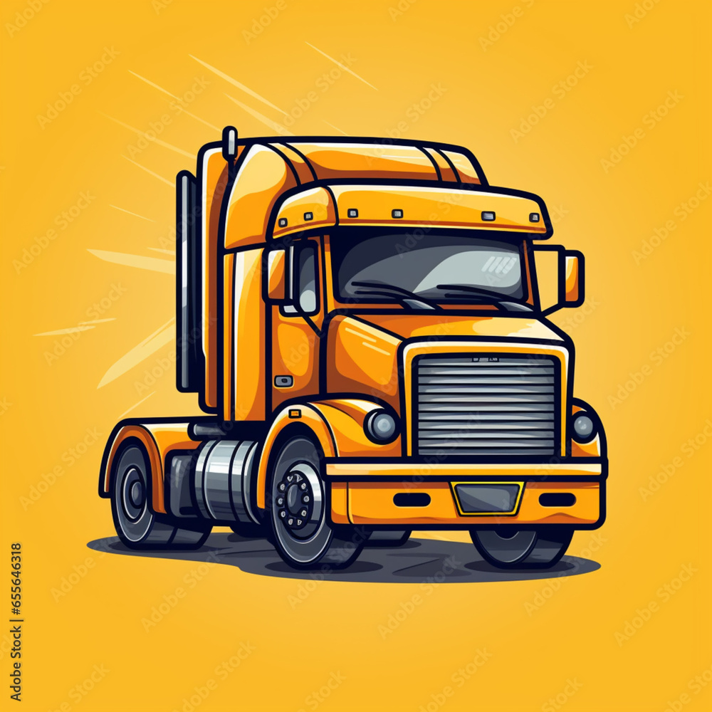 dump truck 2d icon