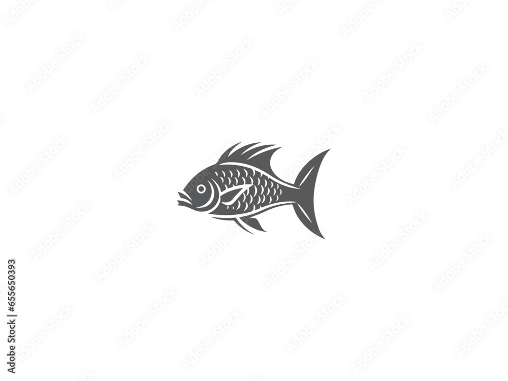 Fototapeta premium premium fish logo vector, vector and illustration,