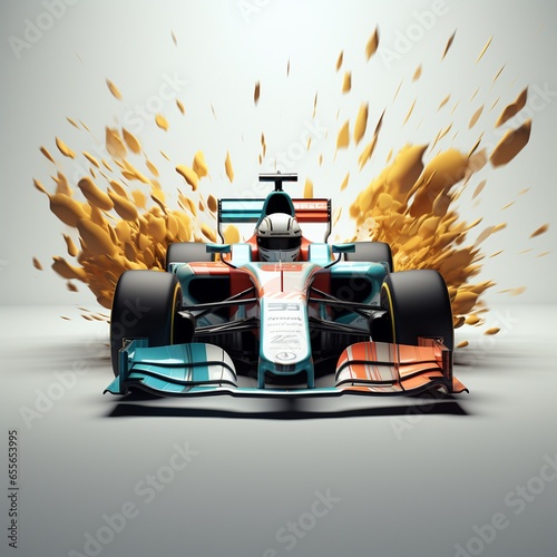 3d rendering of formula one © cristian