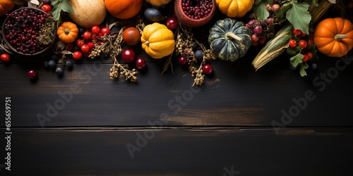 Thanksgiving celebration, generative Ai photo