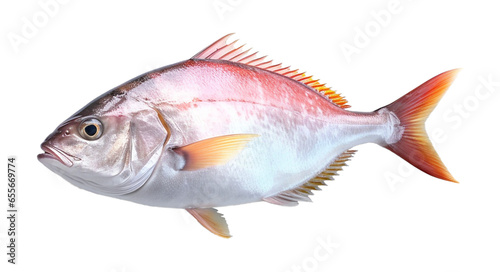 isolated illustration of a fish. Created with Generative AI