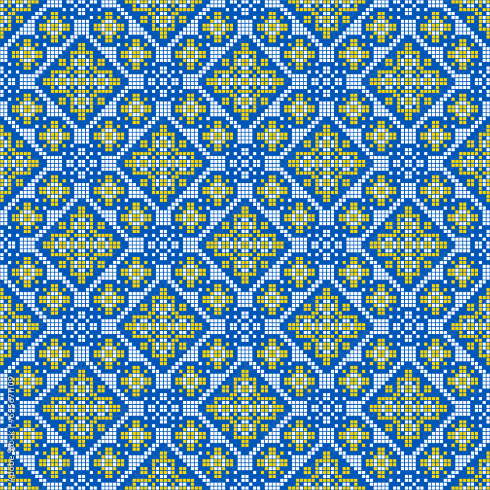 Vector illustration of Ukrainian ornament in ethnic style, identity, vyshyvanka, embroidery for print clothes, websites, banners. Background. Geometric design, border, copy space, frame Vector illustration of Ukrainian ornament in ethnic style, identity, vyshyvanka, embroidery for print clothes, websites, banners. Background. Geometric design, border, copy space, frame